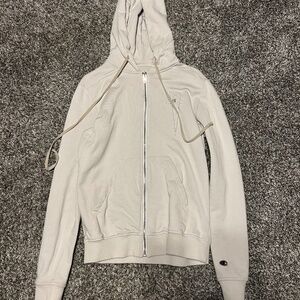Rick owens x champion zip up hoodie